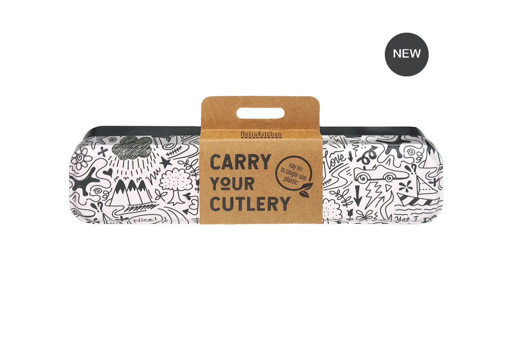 Carry Your Own Cutlery - Doodle Art