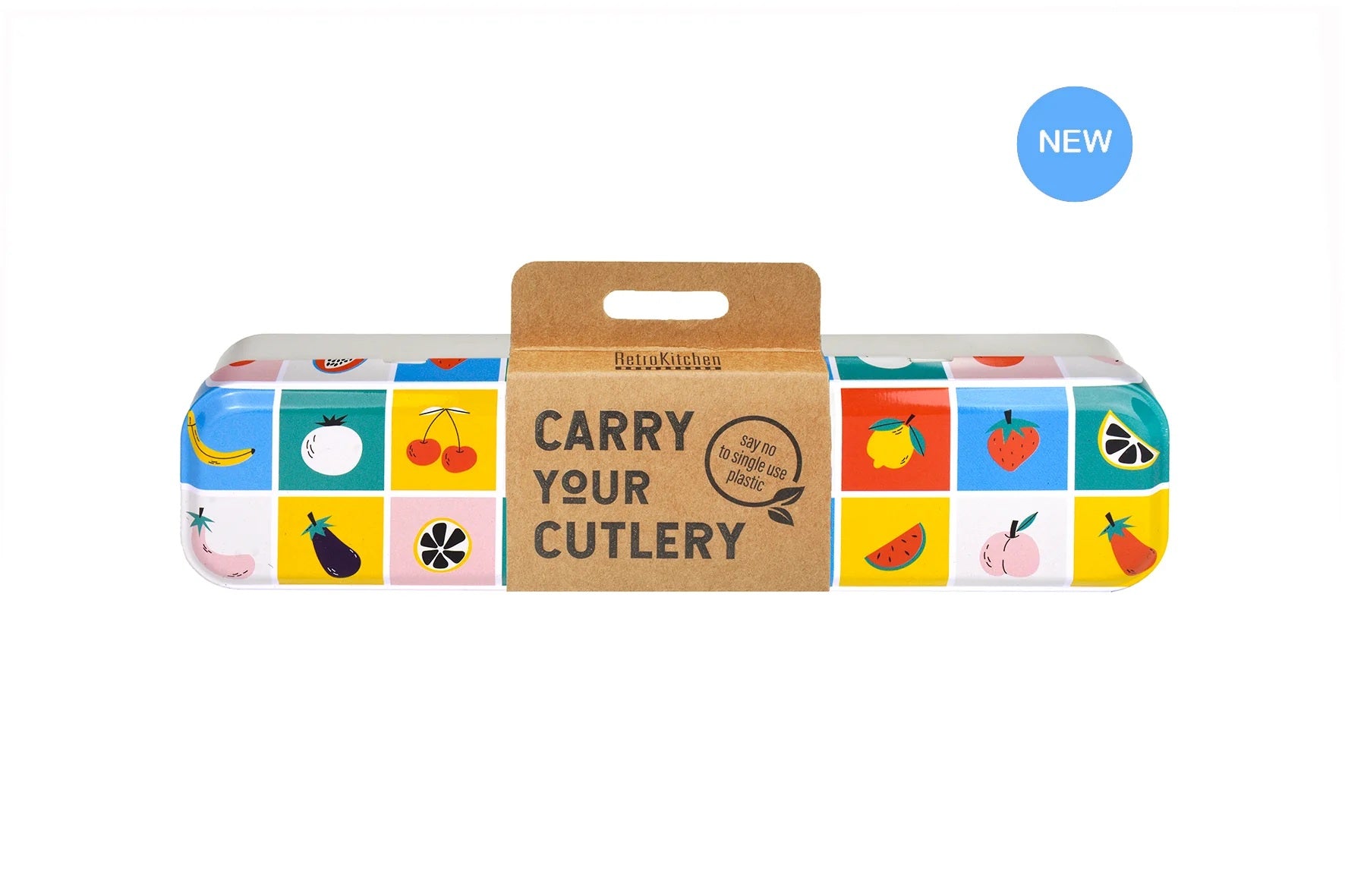 Carry Your Own Cutlery -  Retro Fruits