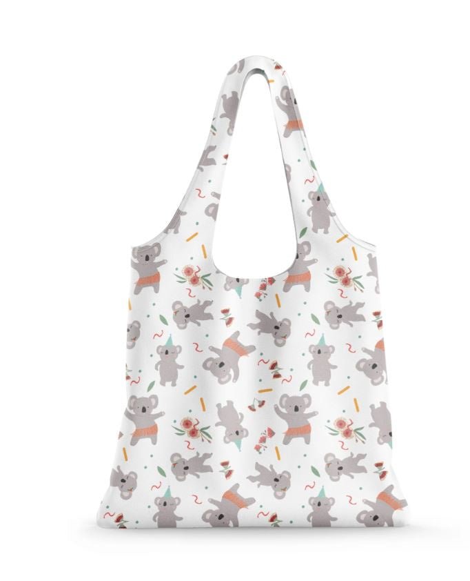 Reusable Shopping Bag Eco Tote - Dancing Koala | Suki McMaster | Shoppers | Thirty 16 Williamstown