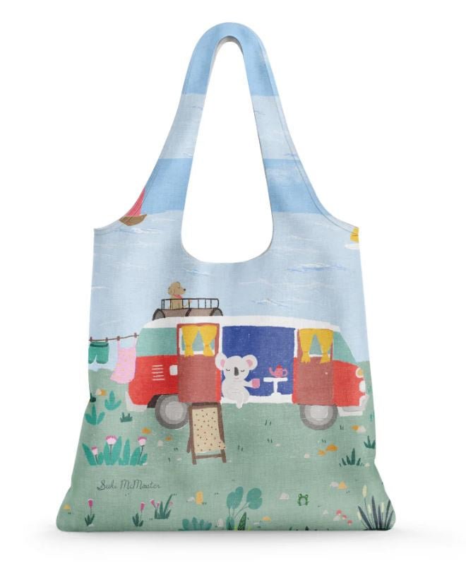 Reusable Shopping Bag Eco Tote - Koala & Kombi | Suki McMaster | Shoppers | Thirty 16 Williamstown