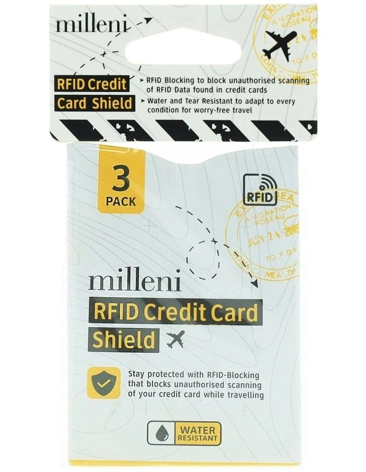 RFID Credit Card Shield | Milleni | Travel Accessories | Thirty 16 Williamstown