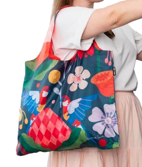 RO x Andrea Smith In The Garden Reusable Shopping Bag | Ruby Olive | Shoppers | Thirty 16 Williamstown
