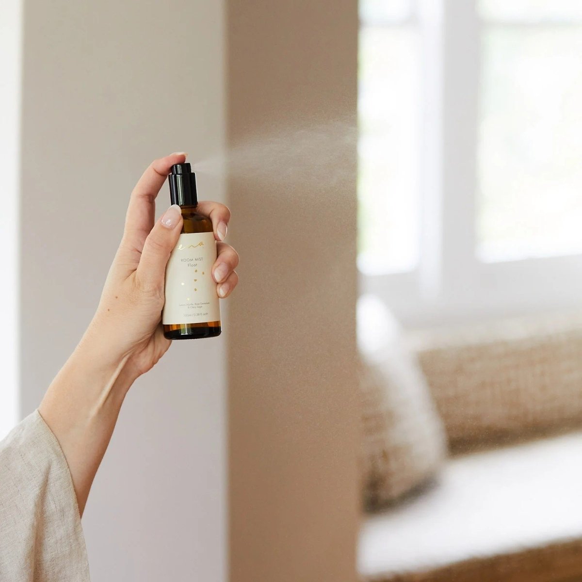 Room Mist - Float Lemon Myrtle, Rose Geranium & Clary Sage | Ena | Home Fragrances | Thirty 16 Williamstown