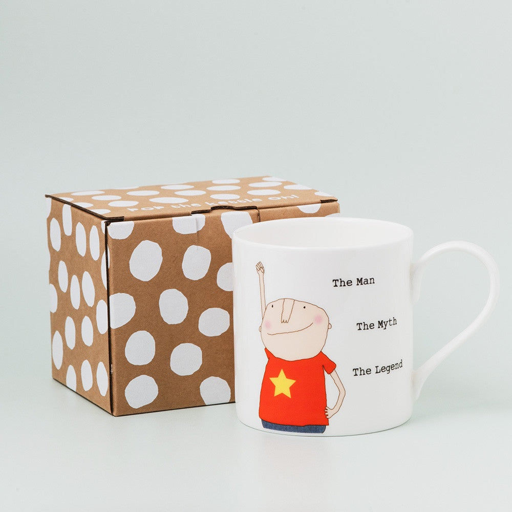 Boxed Bone China Mug 350ml - The Man