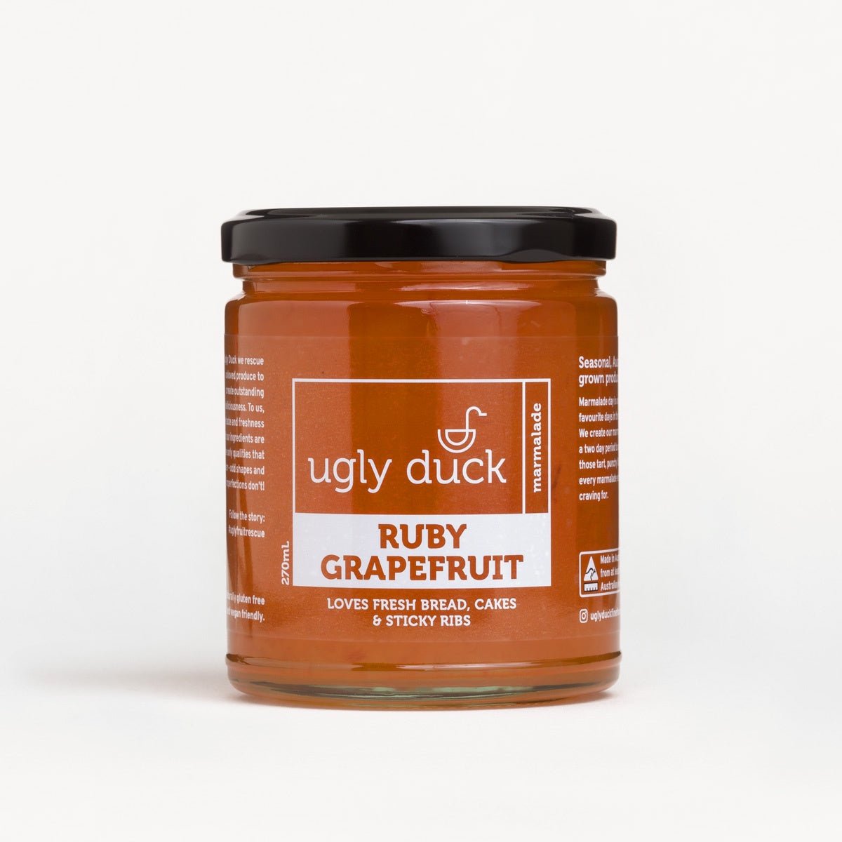 Ruby Grapefruit Marmalade 270ml | Ugly Duck Preserves | Festive Food | Thirty 16 Williamstown