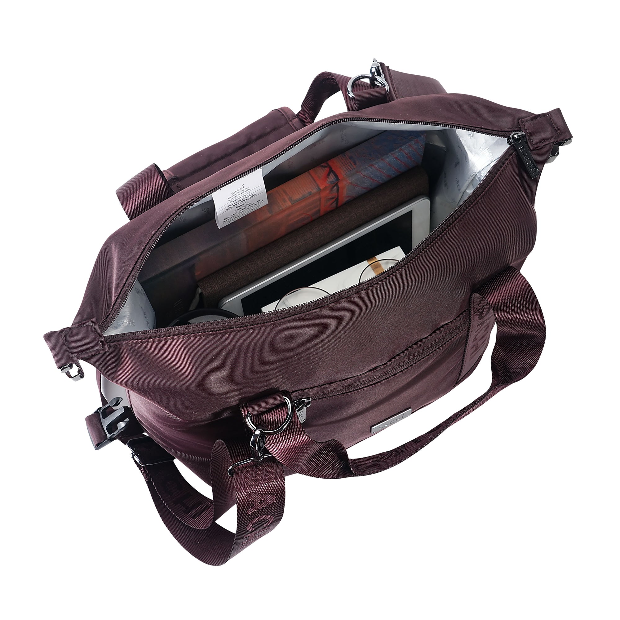 'VERSA' Insulated Adjustable 12L Cooler Bag - Bordeaux