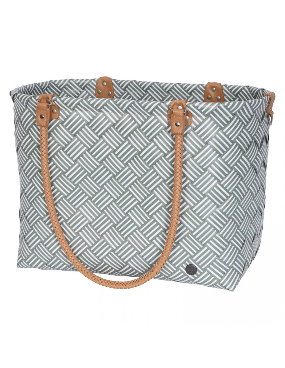 Sainte Maxtime Stripes - Sage Green Stripe | Handed By | Baskets & Shoppers | Thirty 16 Williamstown