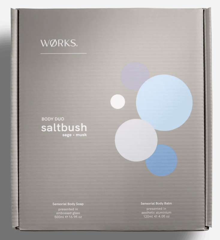 Saltbush Body Duo Gift Box | WØRKS | Body Lotion & Wash | Thirty 16 Williamstown