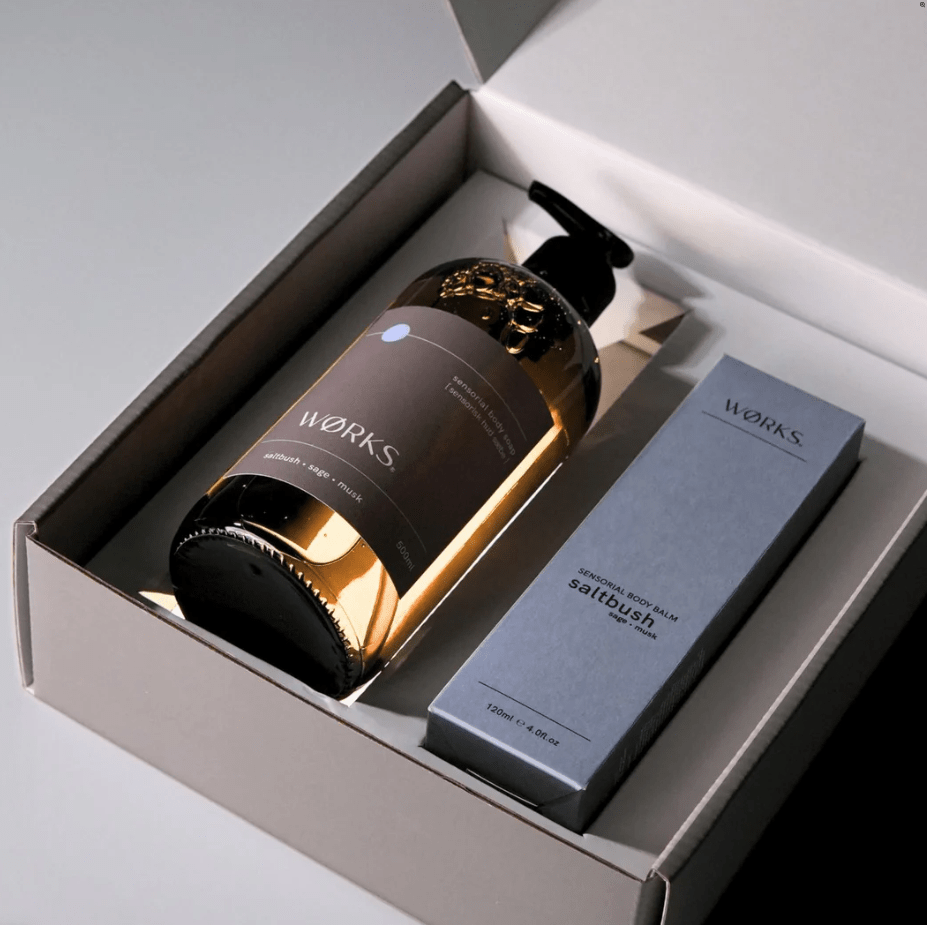 Saltbush Body Duo Gift Box | WØRKS | Body Lotion & Wash | Thirty 16 Williamstown