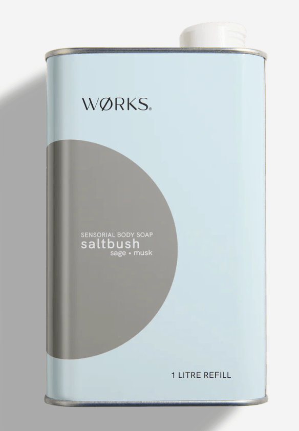 Saltbush Body Soap 1 Litre Refill | WØRKS | Body Lotion & Wash | Thirty 16 Williamstown