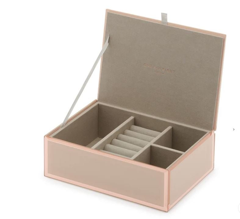Sara Blush Jewellery Box - Medium | ONE SIX EIGHT London | Accessories | Thirty 16 Williamstown