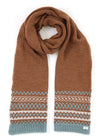 Scarf Beatrix Chunky Fairisle - Gingerbread | Uimi | Beanies, Scarves &amp; Gloves | Thirty 16 Williamstown