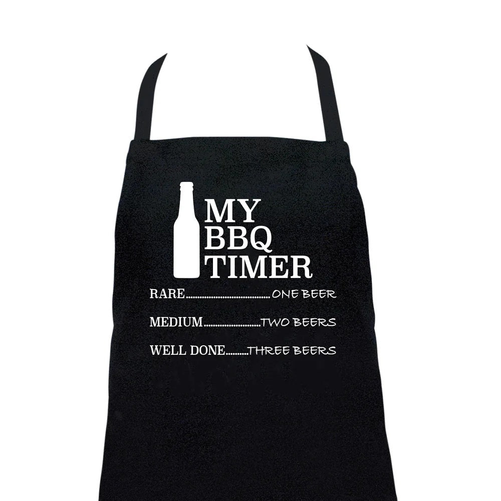 Screen Print Apron - BBQ Timer | Annabel Trends | BBQ Accessories | Thirty 16 Williamstown