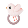 Sensory Rattle with Teether Birdie - Powder | Done By Deer | Comforters, Teethers &amp; Rattles | Thirty 16 Williamstown