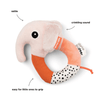 Sensory Ring Rattle Elphee - Powder | Done By Deer | Comforters, Teethers &amp; Rattles | Thirty 16 Williamstown