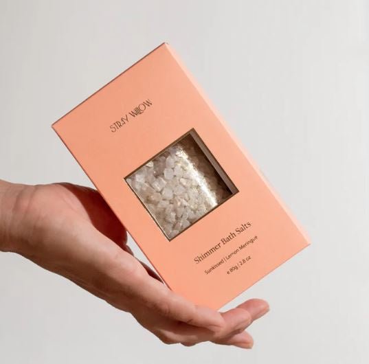 Shimmer Bath Salt - Sunkissed Lemon Meringue | Stray Willow | Bath &amp; Body | Thirty 16 Williamstown