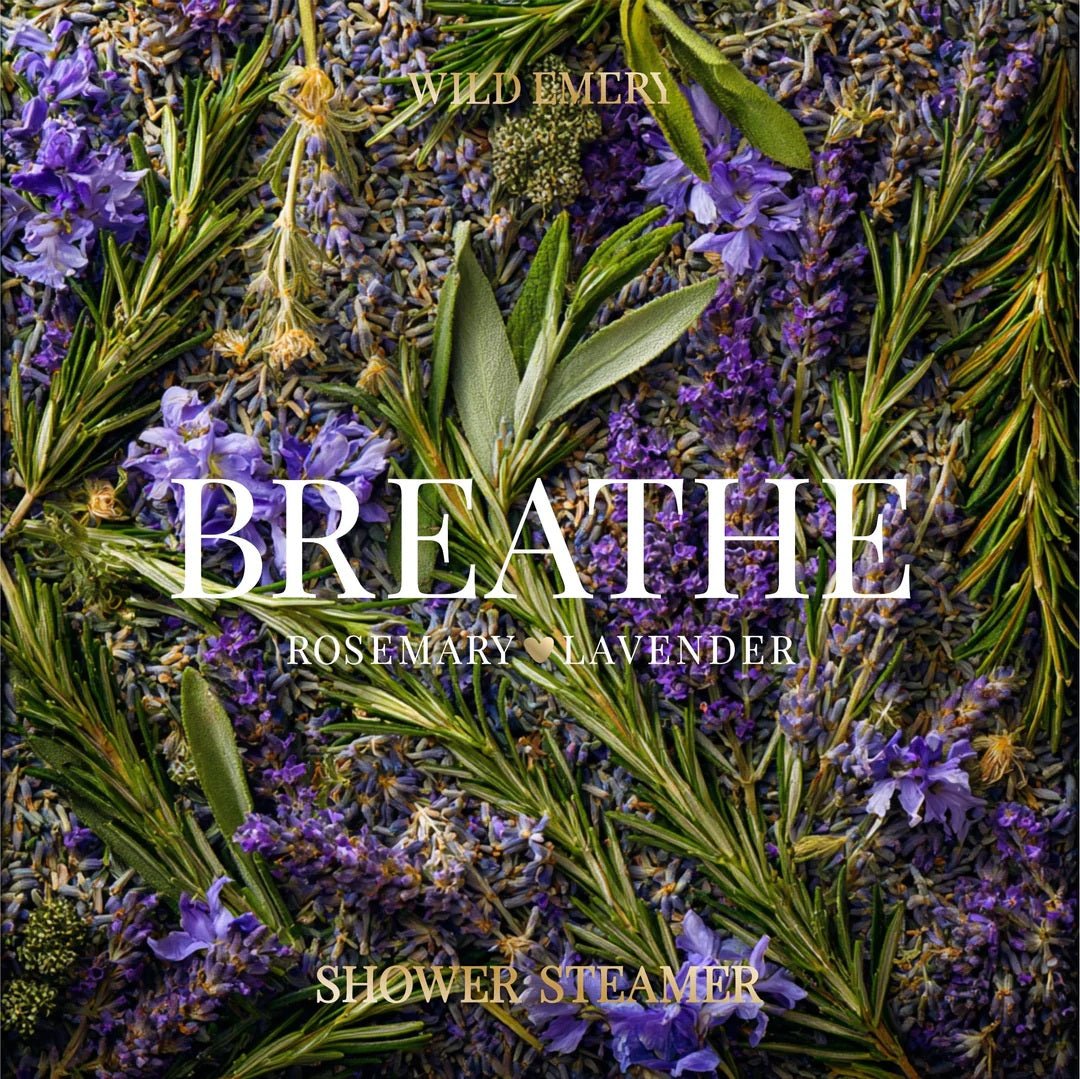 Shower Steamers BREATHE 3 pack - Rosemary &amp; Lavender | Wild Emery | Bath &amp; Body | Thirty 16 Williamstown