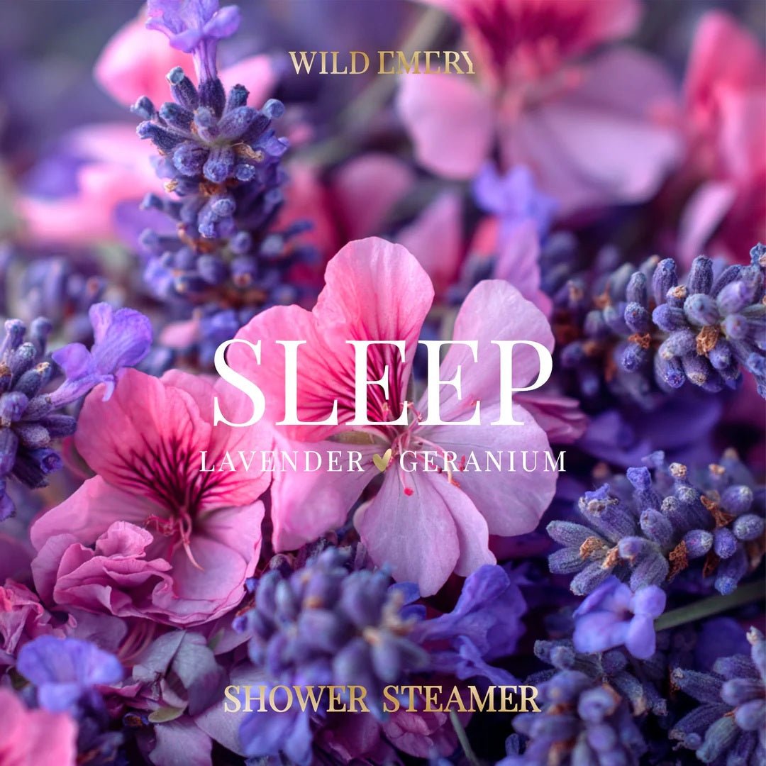 Shower Steamers SLEEP 3 pack - Lavender &amp; Geranium | Wild Emery | Bath &amp; Body | Thirty 16 Williamstown