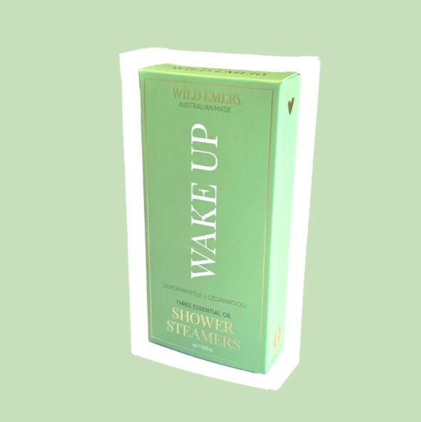 Shower Steamers WAKE UP 3 pack - Lemon Myrtle & Cedarwood | Wild Emery | Bath & Body | Thirty 16 Williamstown