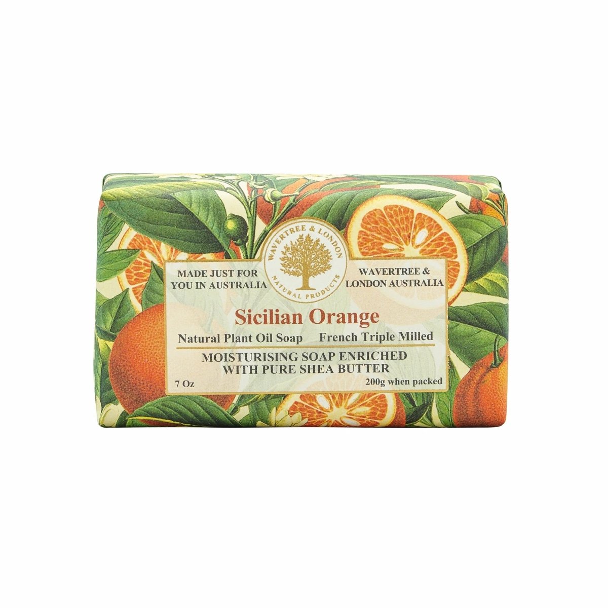 SIcilian Orange Soap Bar 200g | Wavertree & London | Soaps | Thirty 16 Williamstown