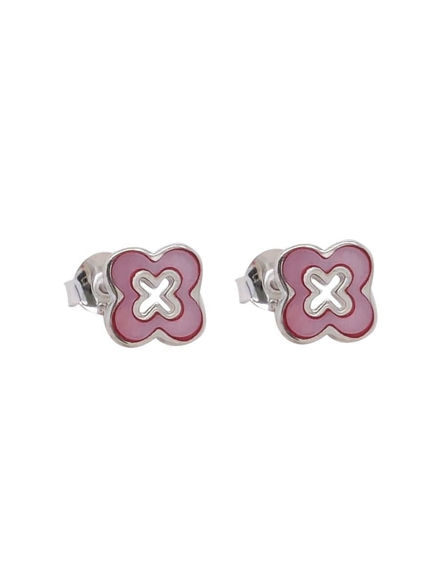Silver & Pink MOP Studs Earrings | Bella Donna Siver | Jewellery | Thirty 16 Williamstown