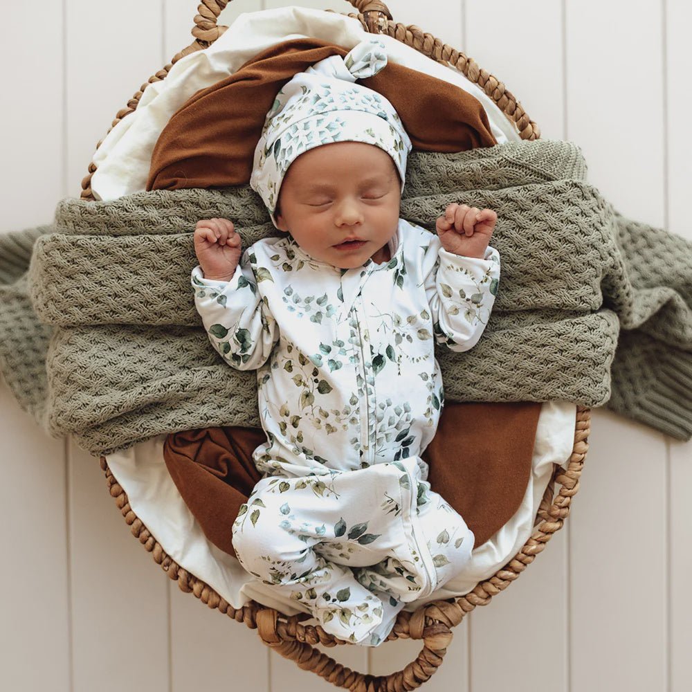 Sleepsuit Zip Footie - Eden | Snuggle Hunny | Baby & Toddler Growsuits & Rompers | Thirty 16 Williamstown