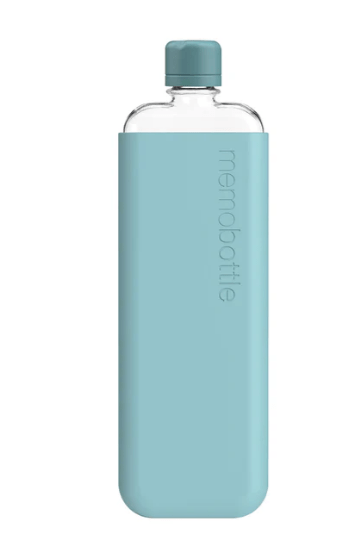 Slim Memobottle With Silicone Sleeve - Sea Mist | Memobottle | Drink Bottles | Thirty 16 Williamstown
