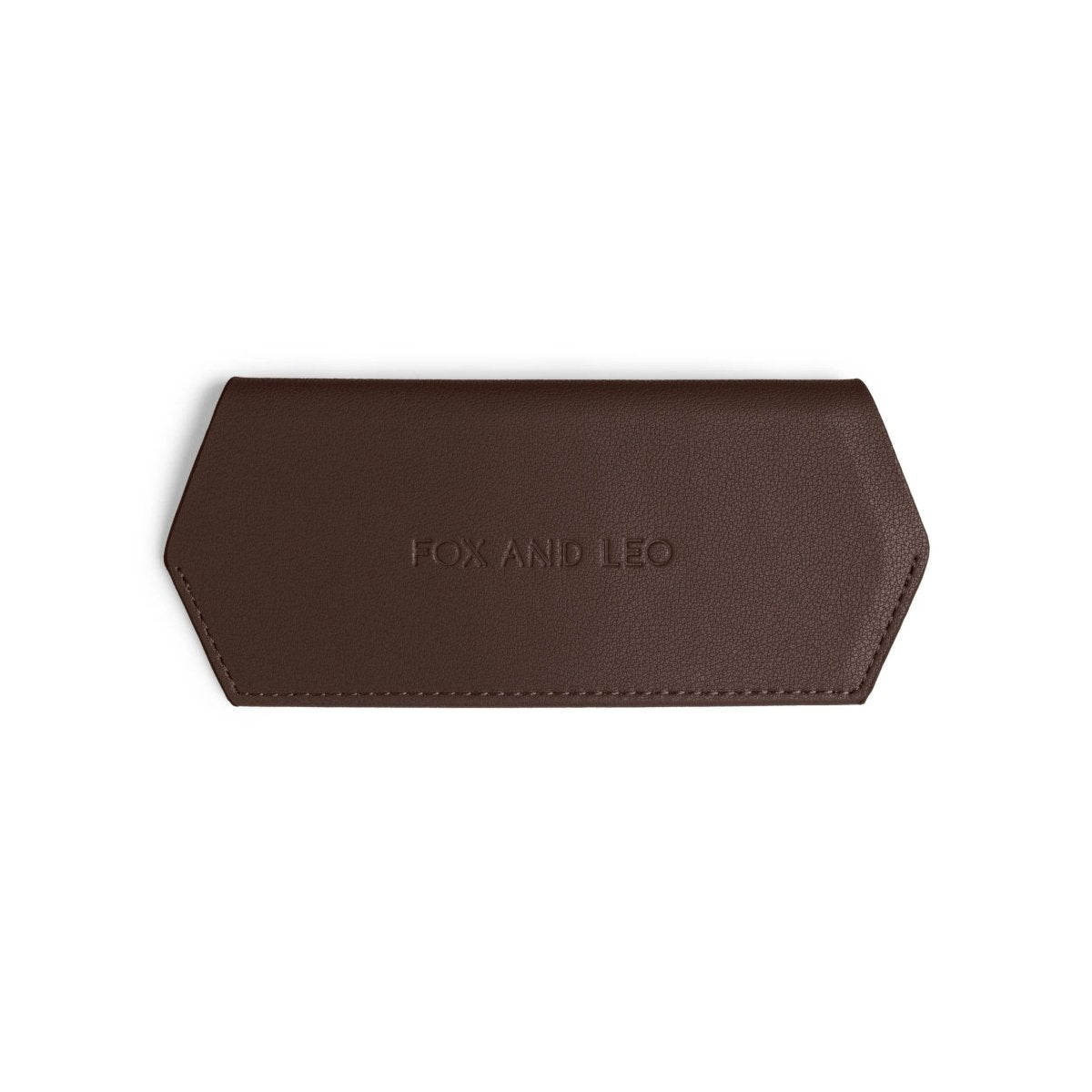 Slimline Glasses Case - Chocolate | Fox and Leo | Women's Accessories | Thirty 16 Williamstown