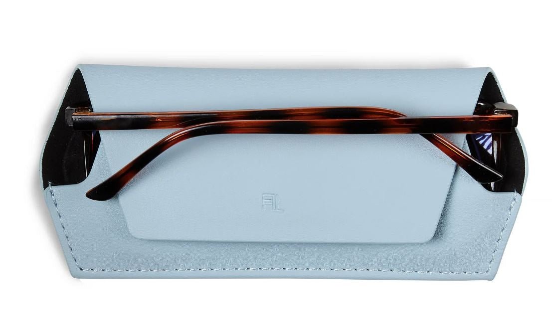 Slimline Glasses Case - Sky Blue | Fox and Leo | Women's Accessories | Thirty 16 Williamstown