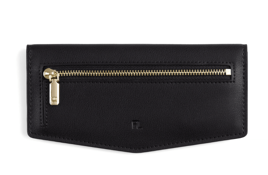 Slimline Wallet - Black | Fox and Leo | Coin Purses & Wallets | Thirty 16 Williamstown
