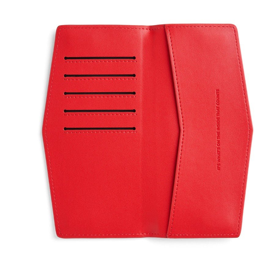 Slimline Wallet - Red | Fox and Leo | Coin Purses &amp; Wallets | Thirty 16 Williamstown