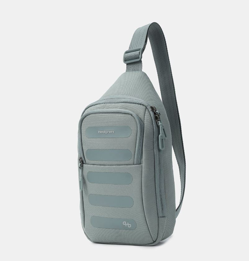 Sling Bag RFID - Grey - Green | Hedgren | Travel Bags | Thirty 16 Williamstown
