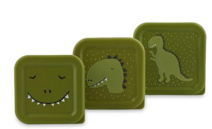 Snack Box Nesting - 3 pcs - Mr Dino | Trixie | Children&#39;s Dinnerware | Thirty 16 Williamstown