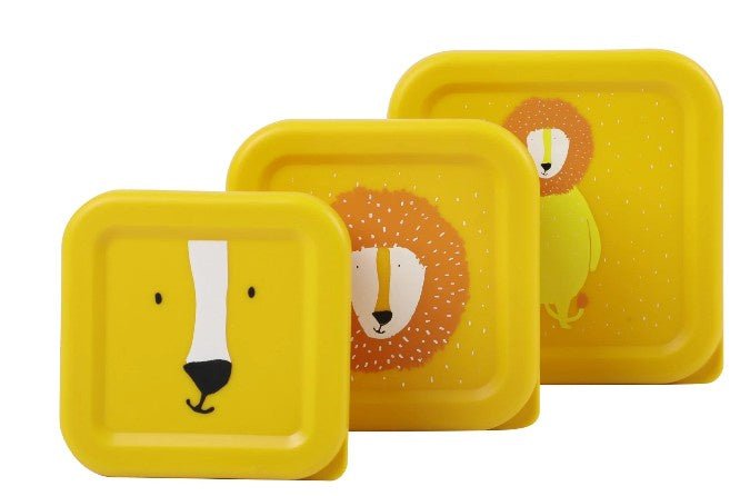 Snack Box Nesting - 3 pcs - Mr Lion | Trixie | Children&#39;s Dinnerware | Thirty 16 Williamstown