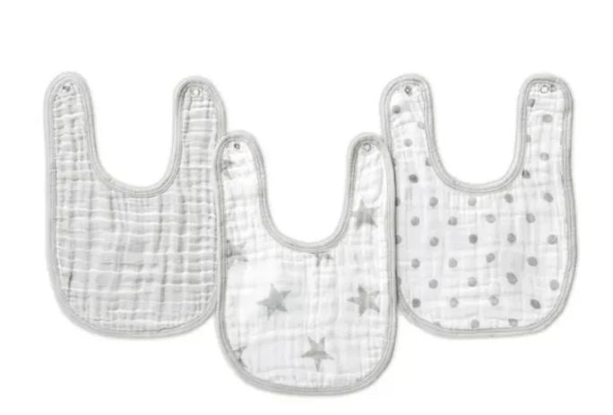 Snap Bibs 3 Pack - Dusty | Aden+Anais | Bibs & Bandana Bibs | Thirty 16 Williamstown