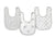 Snap Bibs 3 Pack - Dusty | Aden+Anais | Bibs & Bandana Bibs | Thirty 16 Williamstown