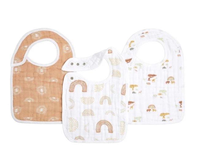 Snap Bibs 3 Pack - Keep Rising | Aden+Anais | Bibs & Bandana Bibs | Thirty 16 Williamstown