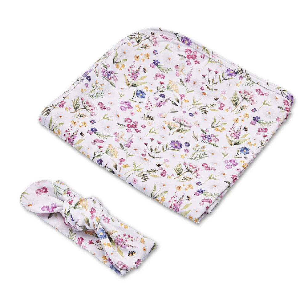 Jersey Wrap &amp; Beanie Set - Gracie