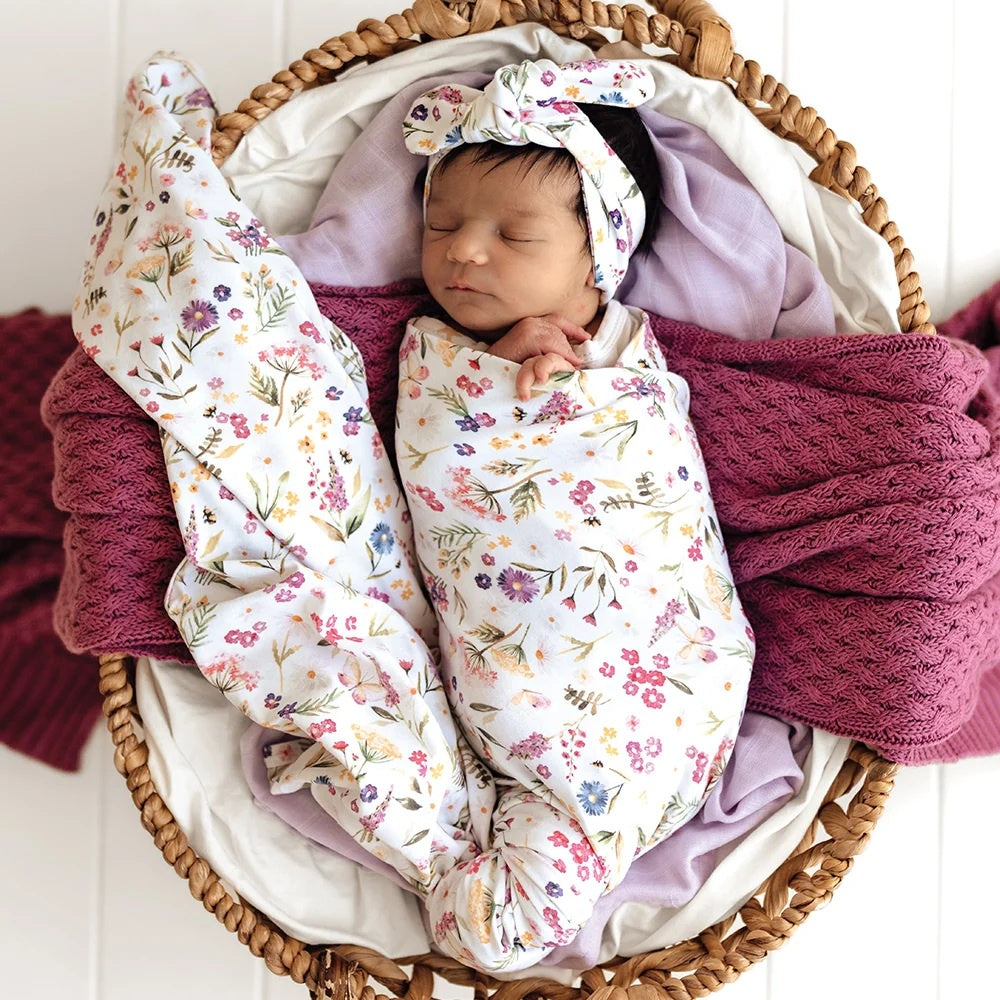 Jersey Wrap &amp; Beanie Set - Gracie