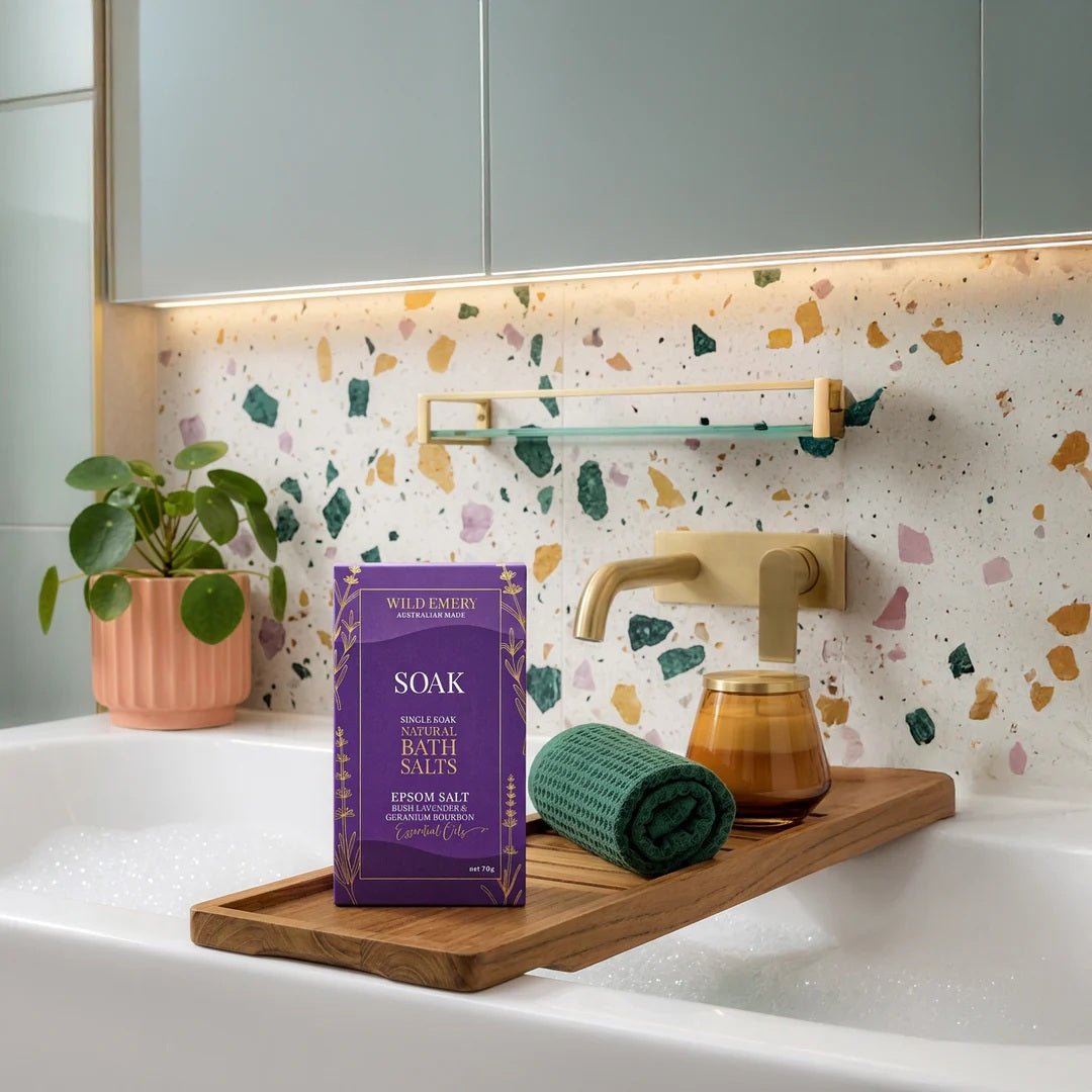 Soak Natural Bath Salts | Wild Emery | Bath &amp; Body | Thirty 16 Williamstown