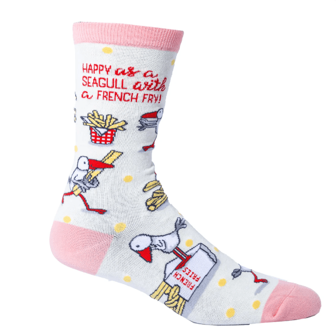 Socks 6 - 10 - "Happy As A Seagull With A French Fry' | Twigseeds | Socks For Her | Thirty 16 Williamstown