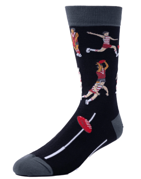 Socks 8 - 12 - AFL Ball of the Foot | Spencer Flynn | Socks For Him | Thirty 16 Williamstown