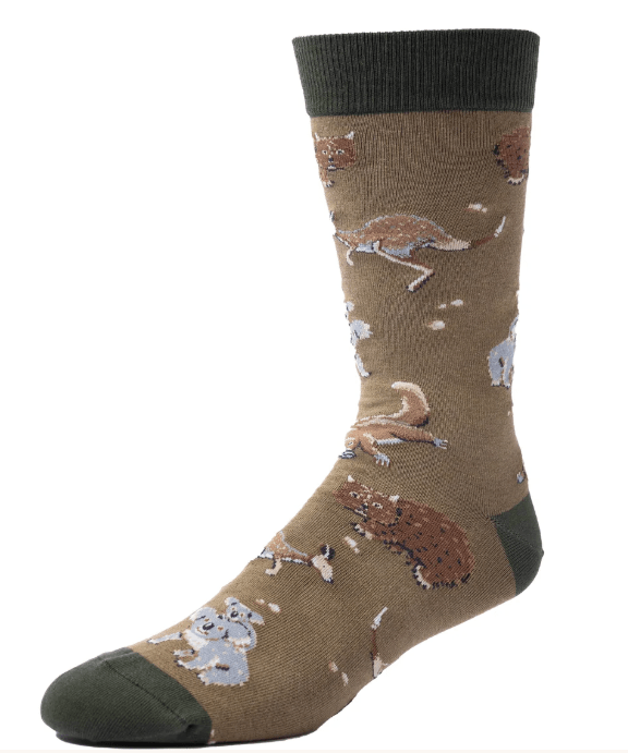Socks 8 - 12 - "Oi Oi Oi" Australian Animals | Spencer Flynn | Socks For Him | Thirty 16 Williamstown