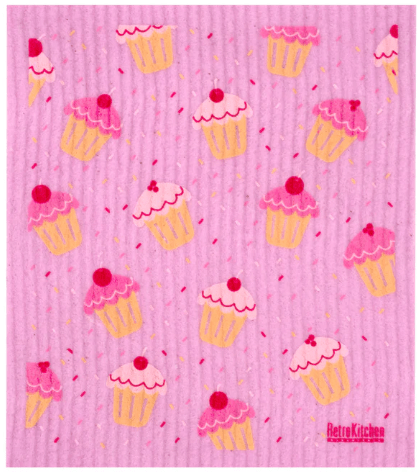 Sponge Cloth - Cupcakes | Retro Kitchen | At The Sink | Thirty 16 Williamstown