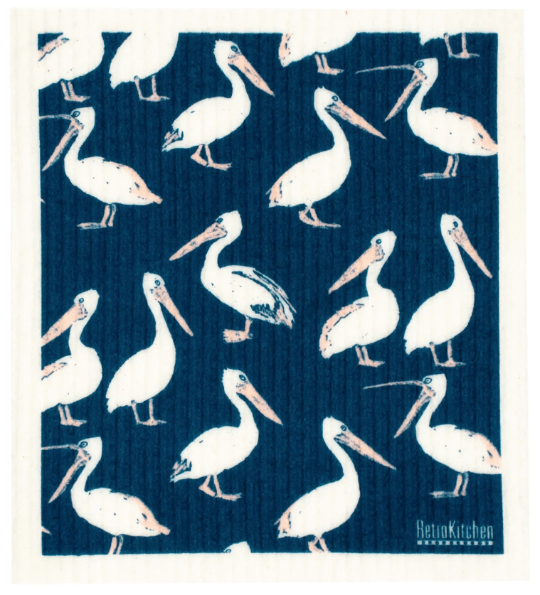 Sponge Cloth - Pelican | Retro Kitchen | At The Sink | Thirty 16 Williamstown