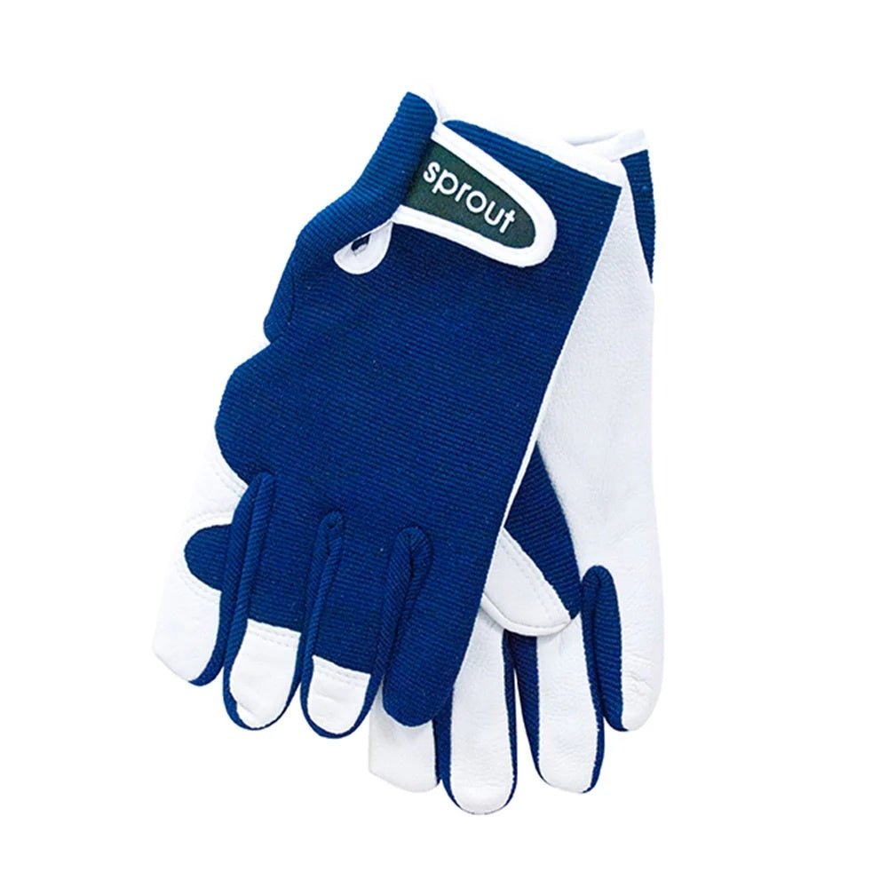 Goatskin Gloves - Navy