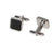Square Cufflinks - Silver/Black | Van Heusen | Men's Accessories | Thirty 16 Williamstown