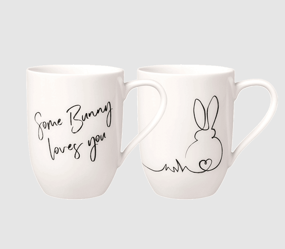 Statement Mug Set White 290 ml - Bunny | Villeroy & Boch | Mugs & Cups | Thirty 16 Williamstown