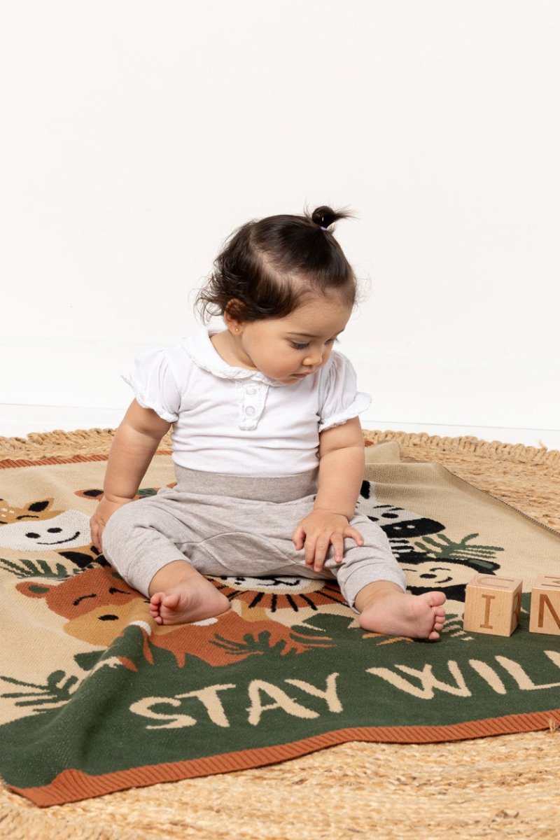 Stay Wild Baby Blanket | Indus | Bedding, Blankets & Swaddles | Thirty 16 Williamstown