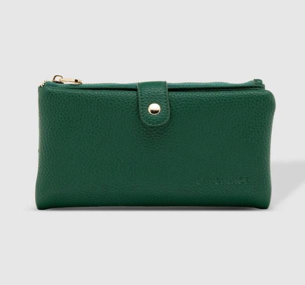 Stella Wallet - Green | Louenhide | Women's Accessories | Thirty 16 Williamstown